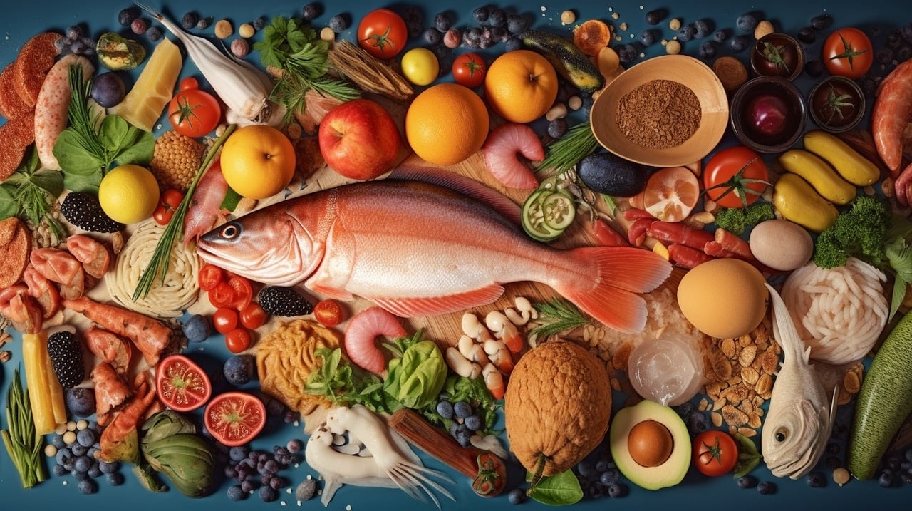 winter blue treatment wuth nutritional food full of vitamins