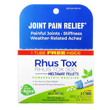 rhus tox for joint pain relief